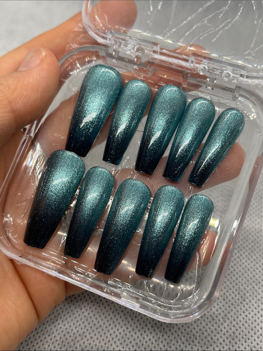 L size press on nails